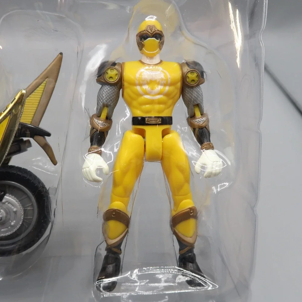 Power Rangers Wild Force Yellow Savage Cycle‎ Bandai Vintage Motorcycle